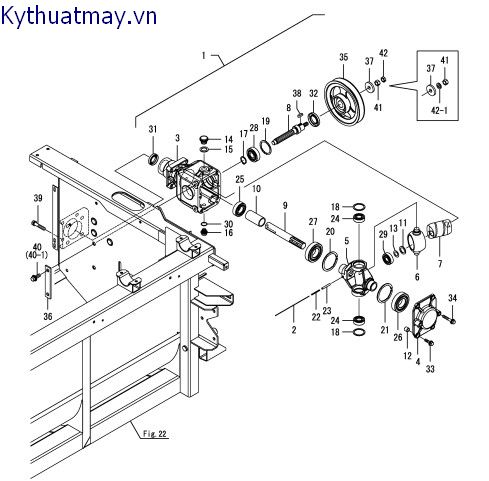 Vỏ truyền động lưỡi gặt